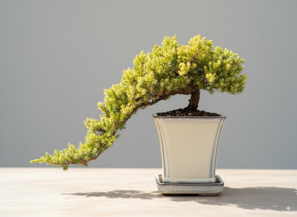 🌿 Trained Juniper Bonsai Tree – 7 Years Old (Cascade Style)